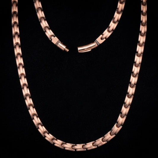 Collar con cobre puro con imanes de neodimio ultra potentes de 3500 Gauss
